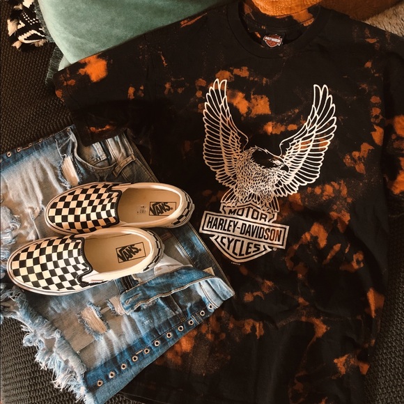 Harley-Davidson Tops - Retro Harley Bleached Tee